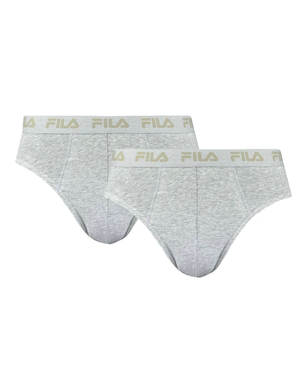 FILA FILA FU5003-2P BRIEF ELASTICO 2PACK BRIEF FU5003-2P-400 Gray