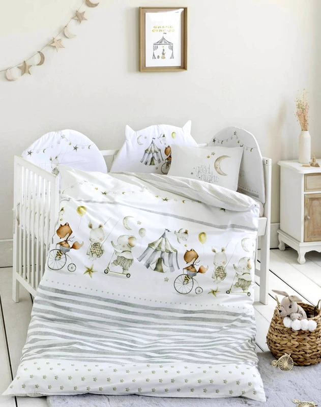 NIMA HOME NIMA Κουβερλί Κούνιας - Baby Circus (Διαστάσεις: 100 x 140) N34353