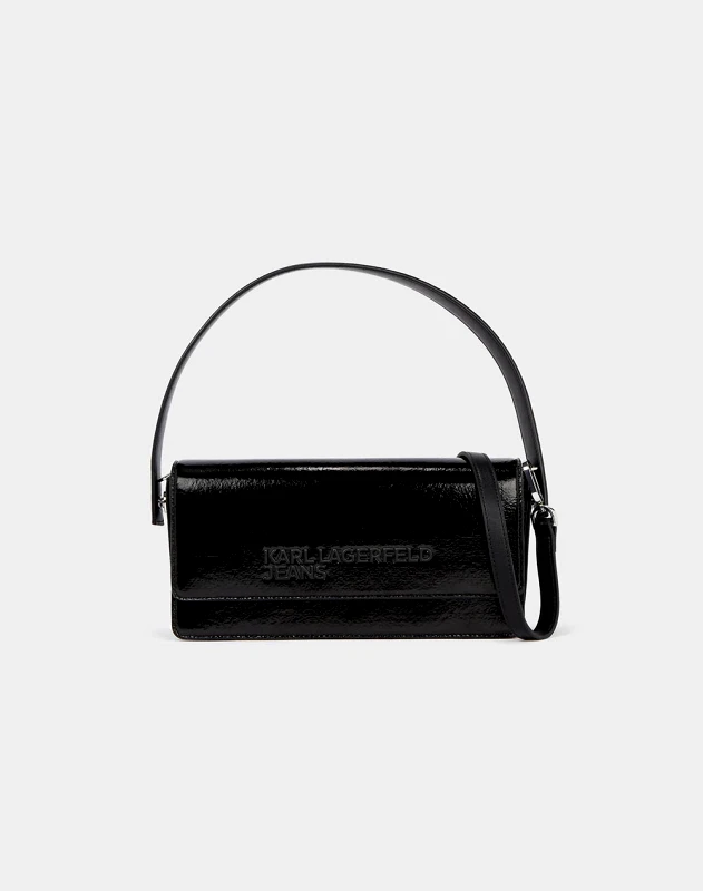 KARL LAGERFELD JEANS KARL LAGERFELD JEANS KLJ ESSENTIAL PU CROSSBODY (Διαστάσεις: 26 x 13 x 8εκ.) A1W30257-999 Black