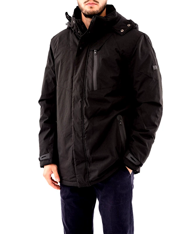 LEXTON LEXTON TZAKET 100% POLYESTER MEMORIE 04.34.GEORGE W" 24-BLACK Black