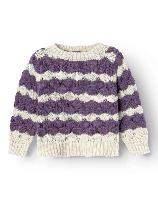 NAME IT NAME IT NMFNEBIB LS KNIT BOX 13233150-Arctic Dusk Lilac