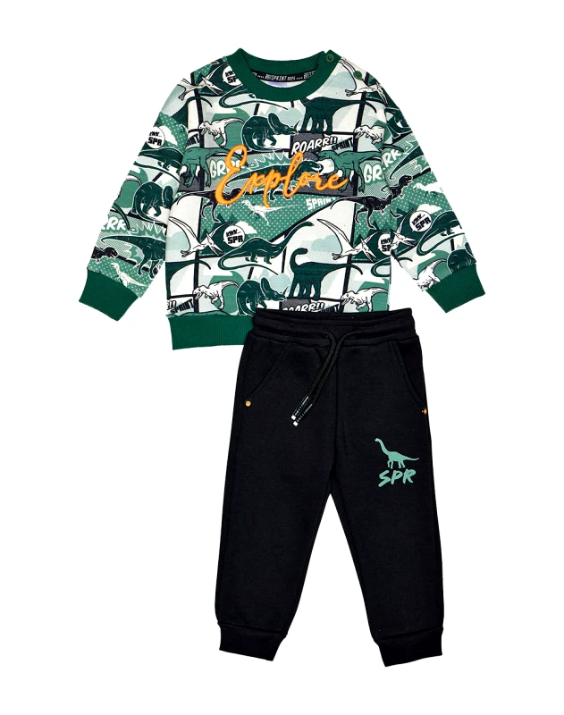 SPRINT SPRINT SET BABY BOY 242-1017-S640 Green