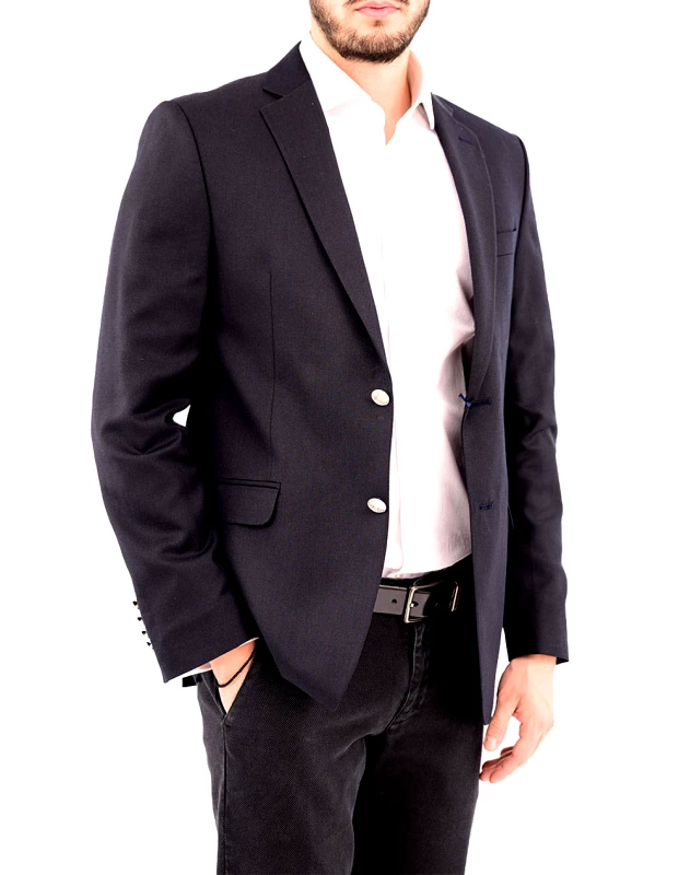LEXTON LEXTON ΣΑΚΑΚΙ 08.34.CAVALLI BLAZER W"24-BLUE BLACK DarkBlue