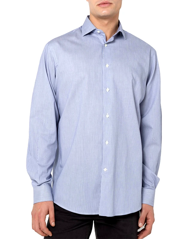 THE BOSTONIANS BOSTONIANS ΠΟΥΚΑΜΙΣΟ ACORN TWILL CUSTOM FIT 3ANS4762-B166 LightBlue
