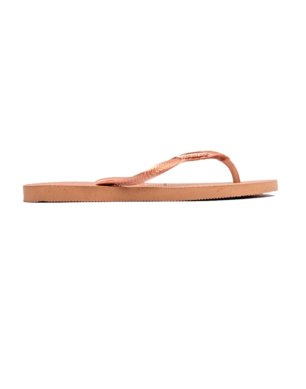 HAVAIANAS HAVAIANAS SLIM LOGO METALLIC ΣΑΓΙΟΝΑΡΕΣ 4119875-3581 RoseGold