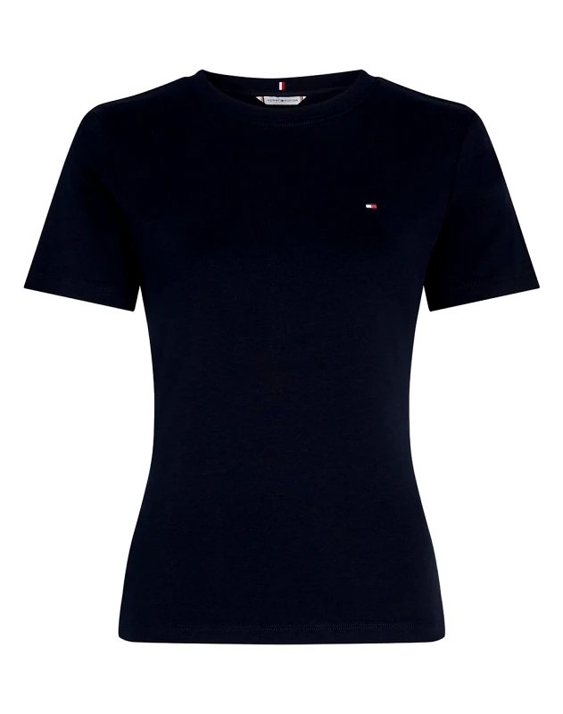TOMMY HILFIGER TOMMY HILFIGER NEW SLIM CODY C-NK SS WW0WW40587-DW5 DarkBlue