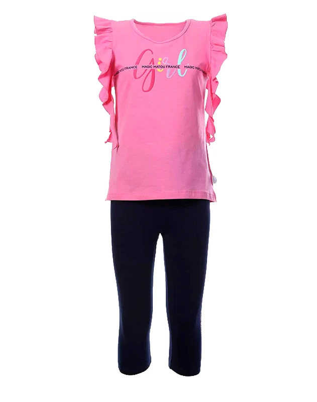 MATOU MATOU ΣΕΤ ΚΟΛΑΝ ΠΑΙΔΙΚΟ GIRL 1S24-MFA2150-ΡΙΝΚ Pink