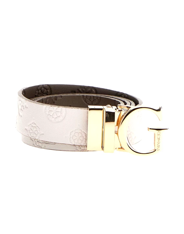 GUESS GUESS GERTY ADJ&REV PANT BELT ΖΩΝΗ ΓΥΝΑΙΚΕΙΟ BW7861P3430-DKU Cream
