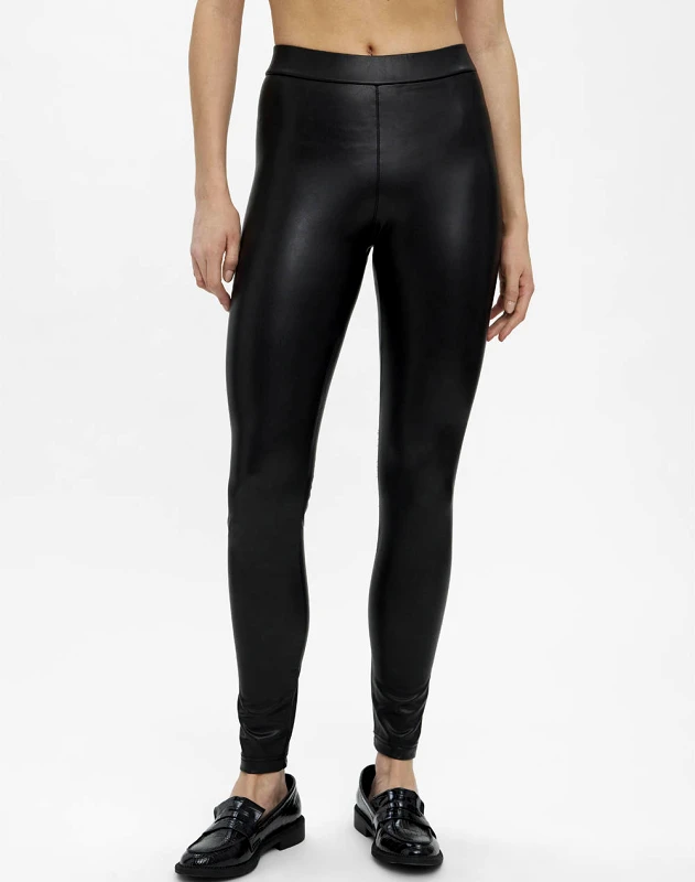 VERO MODA VERO MODA VMGANA MW PL LEGGING NOOS 10257164-BLACK Black