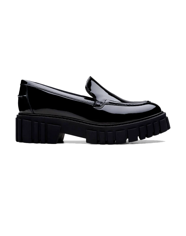 CLARKS CLARKS Page Loafer 26178682-Black Pat Black
