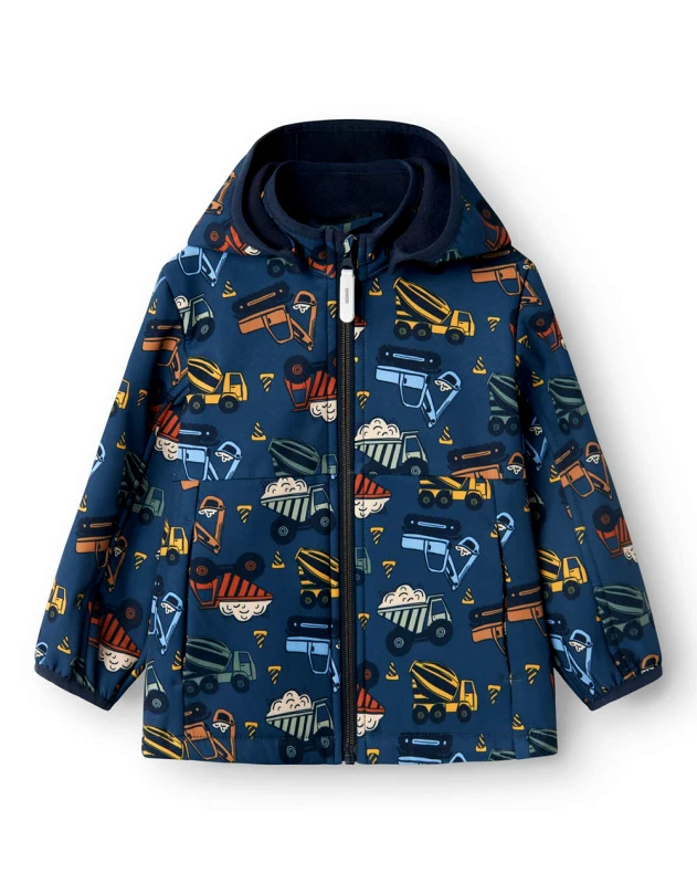NAME IT NAME IT NMMMALTA05 JACKET AOP FO 13230364-Dark DenimDIGGER DarkBlue