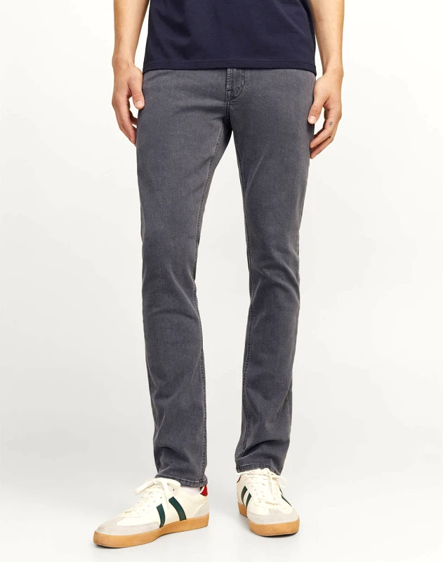 JJ REBEL JJ REBEL JREBLUKE JJCRAFT MF 762 12263631-Black Denim DenimGray