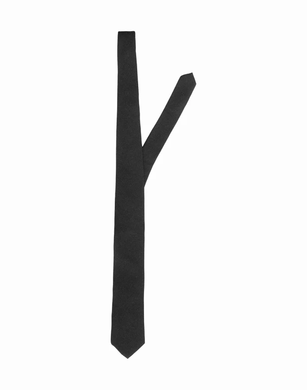 SELECTED SELECTED SLHOTTO PLAIN WOOL TIE NOOS 16094471-BLACK Black