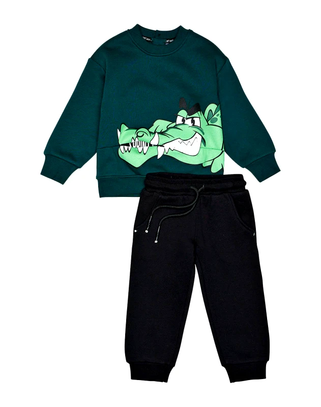 SPRINT SPRINT SET BABY BOY 242-1012-S640 DarkGreen
