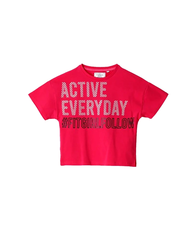 ORIGINAL MARINES ORIGINAL MARINES ACTIVE T-SHIRT MM GIRL ΜΠΛΟΥΖΑ ΠΑΙΔΙΚΟ GIRL ORMAPDDP3025F0000000-182436TCX Fuchsia
