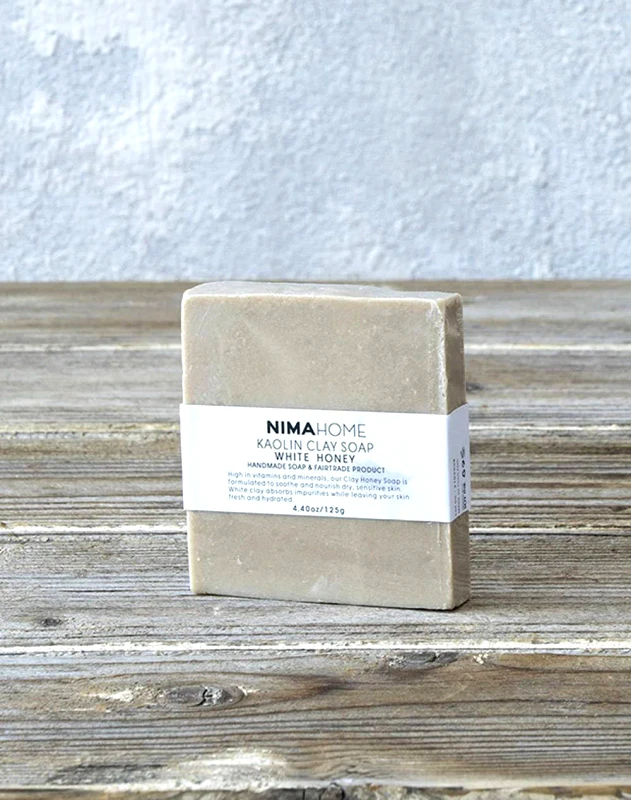 NIMA HOME NIMA Σαπούνι αργίλου Kaolin - White Honey (Βάρος: 125g) N27173