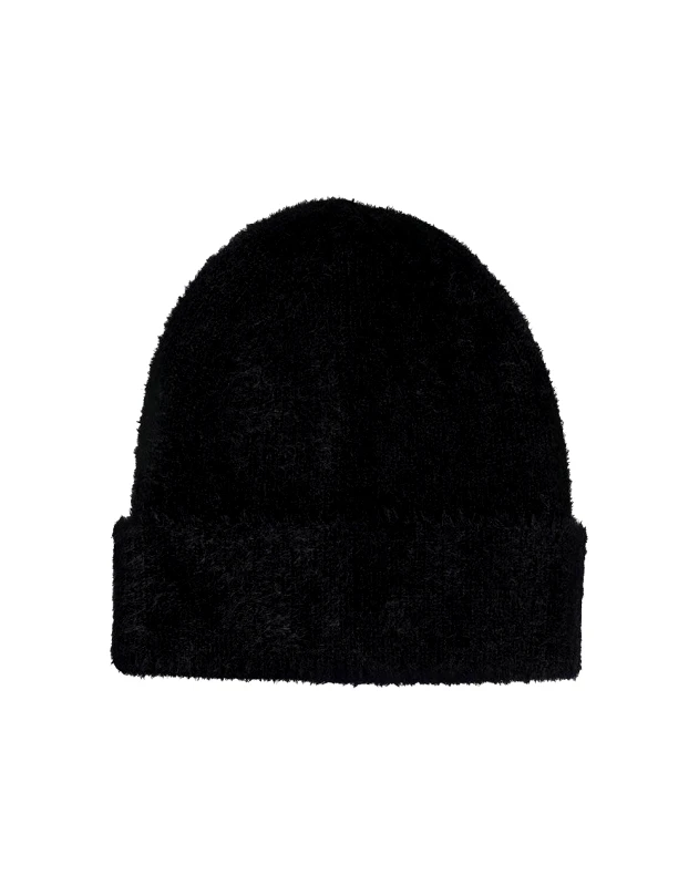 ONLY ONLY ONLNIGELLA FLUFFY BEANIE CC 15299734-BLACK Black