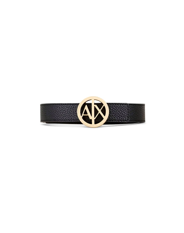 ARMANI EXCHANGE ARMANI EXCHANGE PLATE BELT 9411180A877-77520 JetBlack