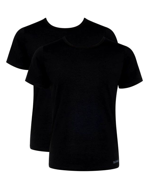 SLOGGI SLOGGI sloggi men GO ABC 2.0 H O-Neck 2P 10217749-0004 Black