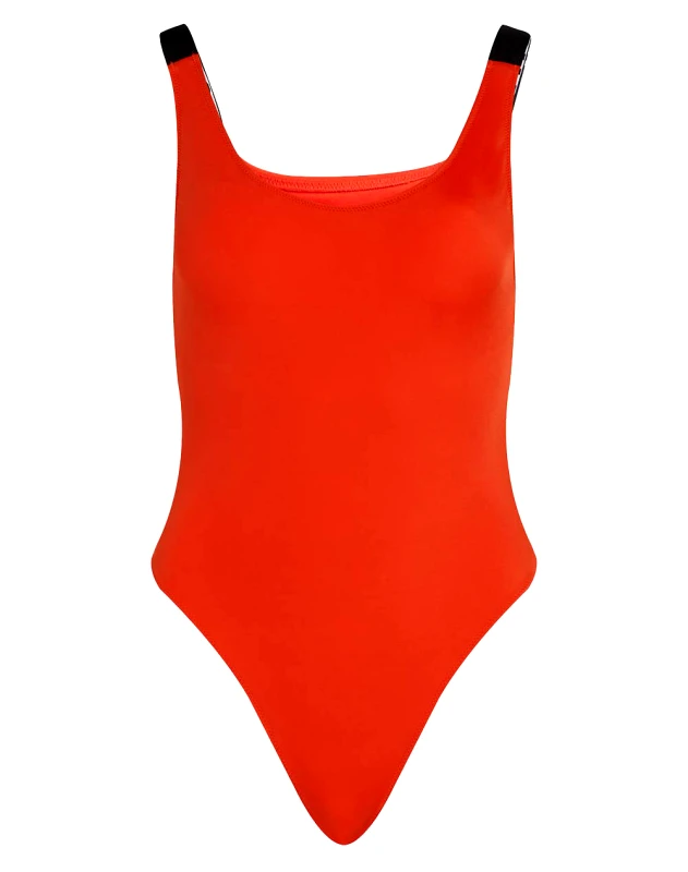 CALVIN KLEIN CALVIN KLEIN JEANS SCOOP BACK ONE PIECE KW0KW02859-XM8 Red