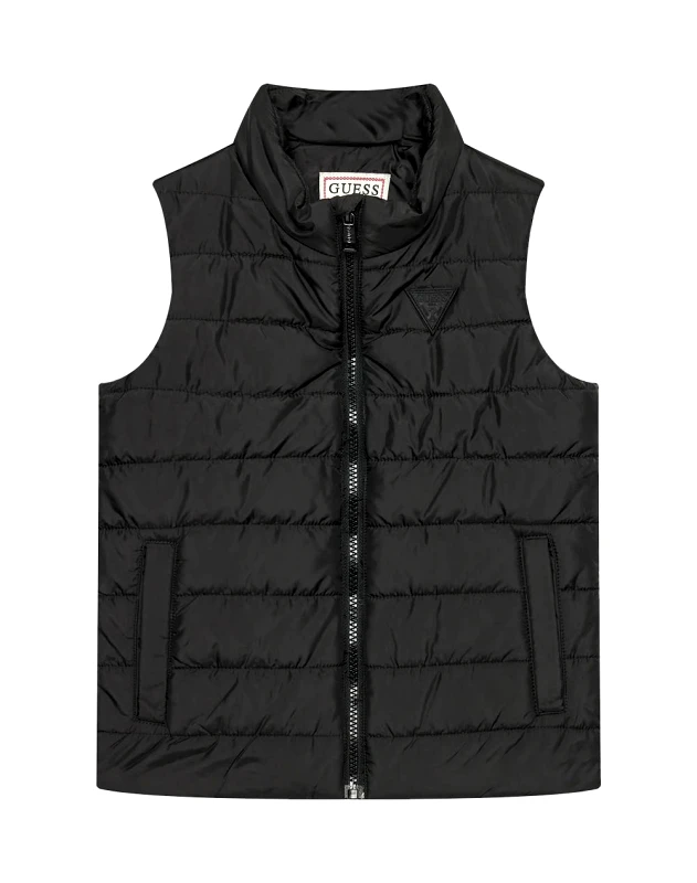 GUESS GUESS SL PADDED VEST ΜΠΟΥΦΑΝ ΠΑΙΔΙΚΟ UNISEX H4YJ03WCFM0-JBLK Black