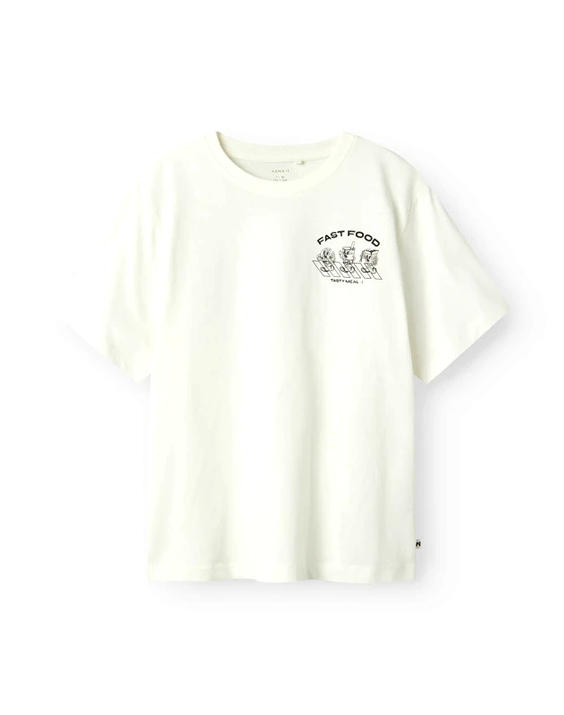 NAME IT NAME IT NKMTOBOBBI SS NREG TOP BOX 13238780-Cloud Dancer OffWhite