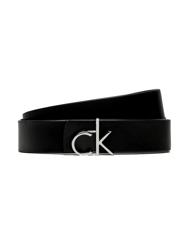 CALVIN KLEIN CALVIN KLEIN JEANS CK LOGO REVERSIBLE BELT 3.0 K60K613074-0GJ Black