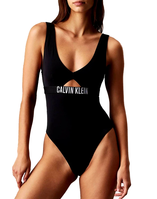 CALVIN KLEIN CALVIN KLEIN JEANS ONE PIECE FASHION FIT KW0KW02746-BEH Black