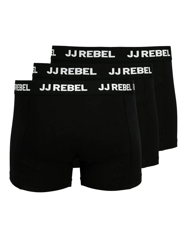 JJ REBEL JJ REBEL JREBREBEL LOGO TRUNKS 3 PACK NOOS 12272622-Black Black