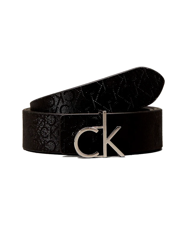 CALVIN KLEIN CALVIN KLEIN JEANS CK REVERSIBLE BELT 3.0_MONO K60K612934-BEH Black