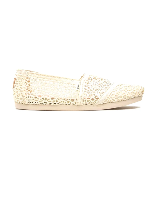 TOMS TOMS NAT MOROCCAN CROCHET WM ALPR ESP 10016241-NATURAL Biege