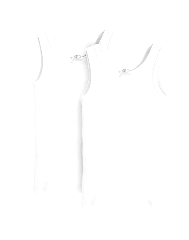 COOL CLUB COOL CLUB Φανέλα αμάνικη 2 τμχ ΚΟΡΙΤΣΙ CUG3011912-00-P-WHITE White