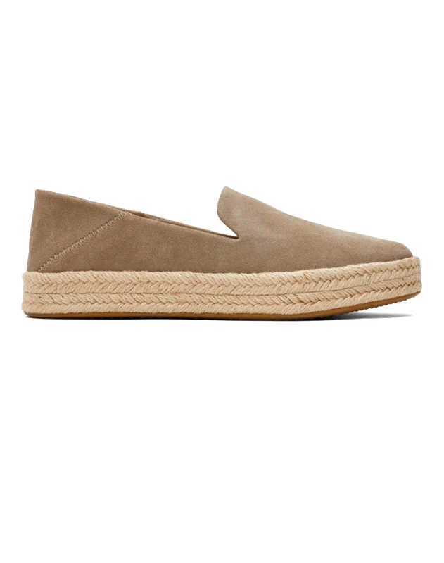TOMS TOMS DUN SUEDE WM CAROLN ESP 10020711-NATURAL Biege