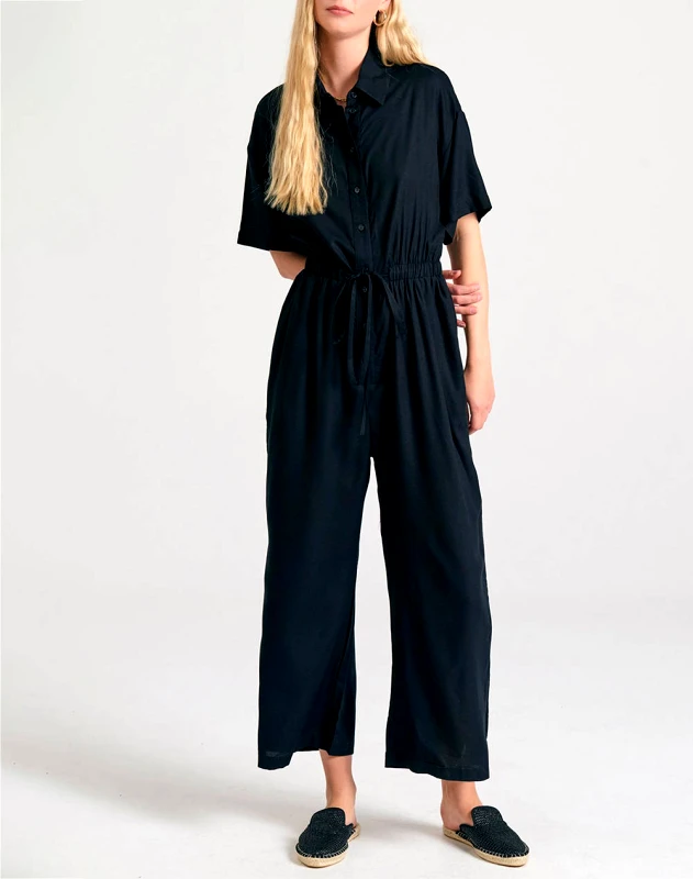FUNKY BUDDHA FUNKY BUDDHA Γυναικεία Ολόσωμη φόρμα/Σορτς FBL011-100-12-BLACK Black