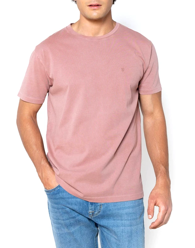 THE BOSTONIANS THE BOSTONIANS ΜΠΛΟΥΖΑ T-SHIRT DELAVE REGULAR FIT 3TS1250-APPLE deepPink