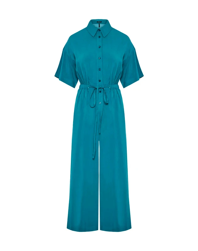 FUNKY BUDDHA FUNKY BUDDHA Γυναικεία Ολόσωμη φόρμα/Σορτς FBL011-100-12-Peacock Turquoise