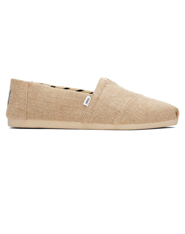 TOMS TOMS NTRL UNDYD HRTG CVS MN ALPR ESP 10018736-NATURAL Biege