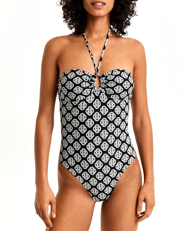 GANT GANT ΜΑΓΙΩ MONOGRAM PRINT SWIMSUIT 3GW922514000-5 Black