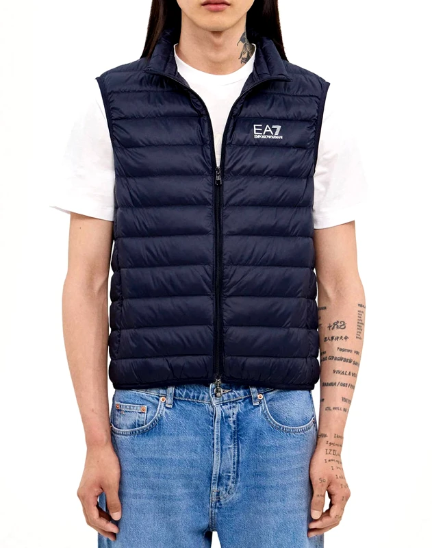 EA7 EA7 GILET PIUMINO 8NPQ06PNGPZ-1562 NavyBlue