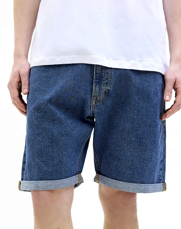 JJ REBEL JJ REBEL JREBJOE JJCRAFT SHORTS AT 760 SN 12270463-BLUE DENIM DenimBlue