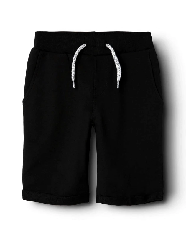 NAME IT NAME IT NKMVERMO LONG SWE SHORTS UNB F NOOS 13201050-BLACK Black