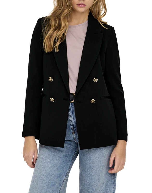 ONLY ONLY ONLASTRID LIFE L/S FIT BLAZER TLR NOOS 15294709-BLACK Black