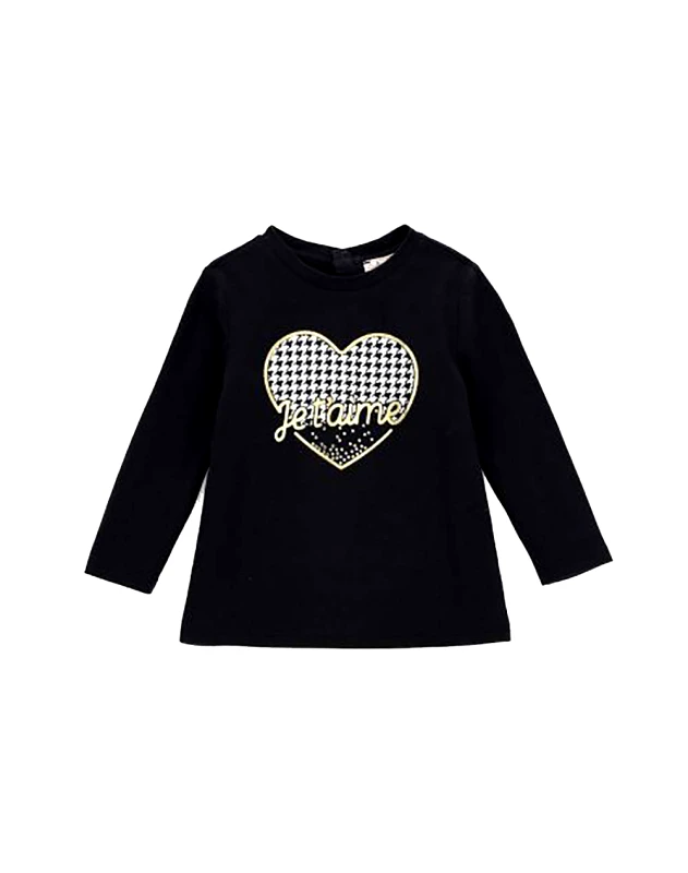 ORIGINAL MARINES ORIGINAL MARINES ΜΠΛΟΥΖΑ ΠΑΙΔΙΚΟ GIRL DBA1582NF-194008TCX Black