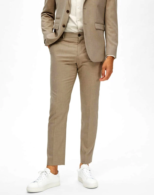 SELECTED SELECTED SLHSLIM-NEIL TRS NOOS 16087869-SAND SandyBrown