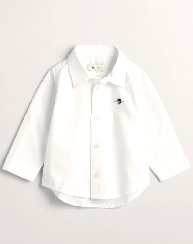 GANT GANT ΠΟΥΚΑΜΙΣΟ ΜΜ SHIELD OXFORD SHIRT 3G530009-110 White