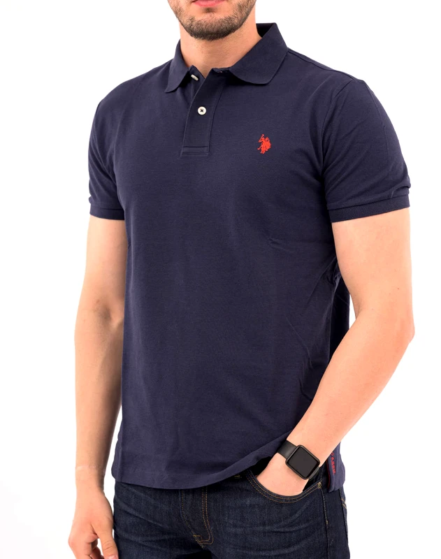 U.S. POLO ASSN. US POLO ASSN KING 000147 EHPD USPA BASIC POLO SS PACK OF 400 ΜΠΛΟΥΖΑ ΑΝΔΡΙΚΟ US41197001P400-179 DarkBlue