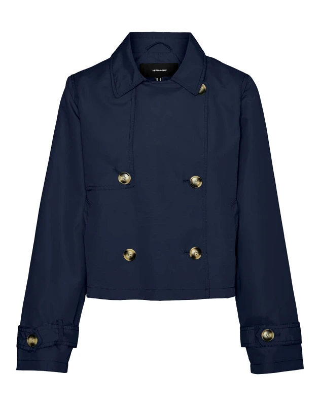 VERO MODA VERO MODA VMZOAMARIE SHORT TRENCHCOAT ENT 10311342-Navy Blazer NavyBlue