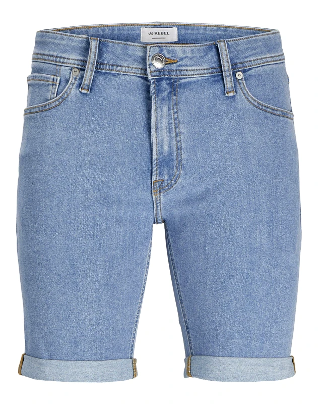 JJ REBEL JJ REBEL JREBJOE JJCRAFT SHORTS AT 761 SN 12270461-BLUE DENIM DenimLightBlue