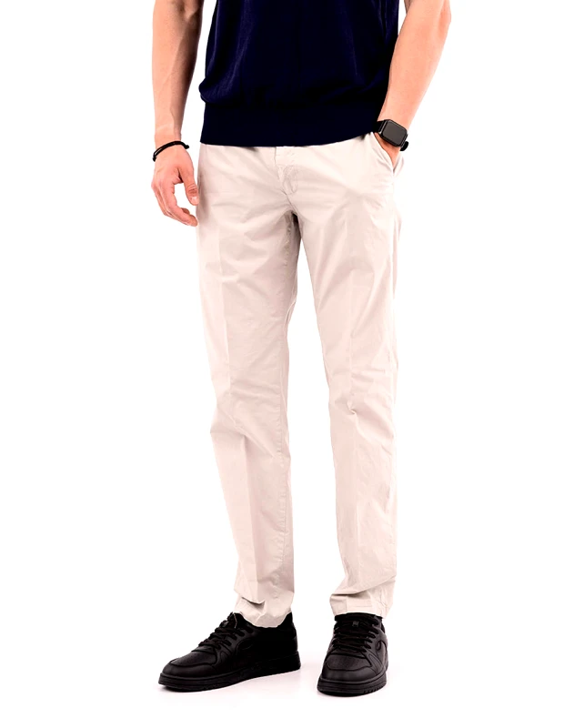 FOURTEN FOUR TEN Παντελόνι chino T9066125010-00003 Ecru