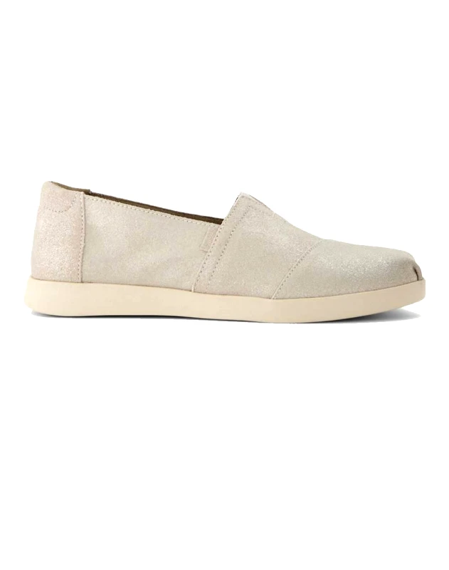 TOMS TOMS CHA METALLIC SUEDE WM ALPLUS ESP 10021548-SILVER LightGray